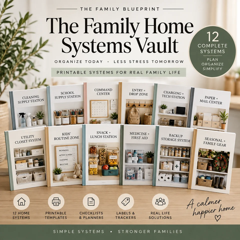 Twelve home system guides in the Family Home Systems Vault